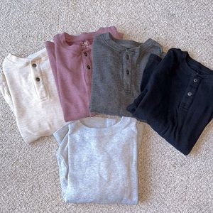 5 Pack Waffle Shirts 5/6